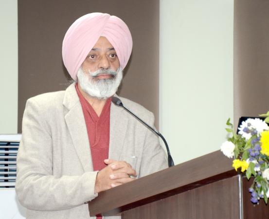  Dr. Surinder Singh Kukal, former Dean, PAU Addressing